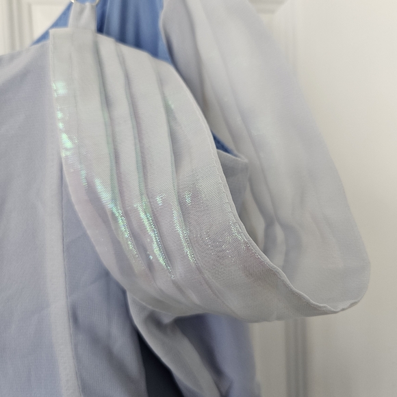 Her Universe Light Blue Ombre Dress with White Trim - Picture 5 of 6